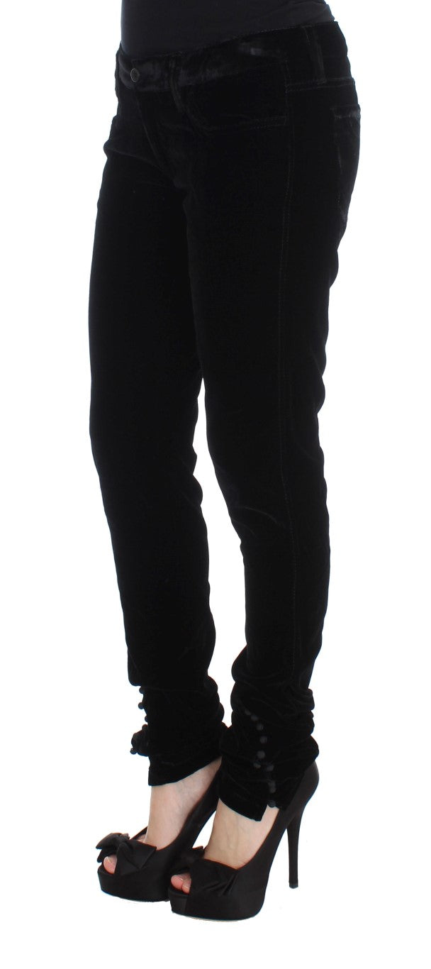 Eleganti pantaloni Black Slim Fit