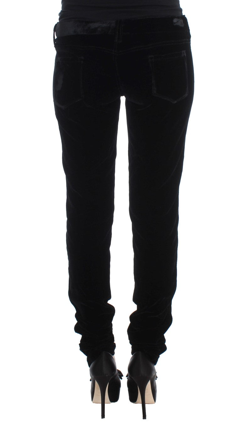 Eleganti pantaloni Black Slim Fit