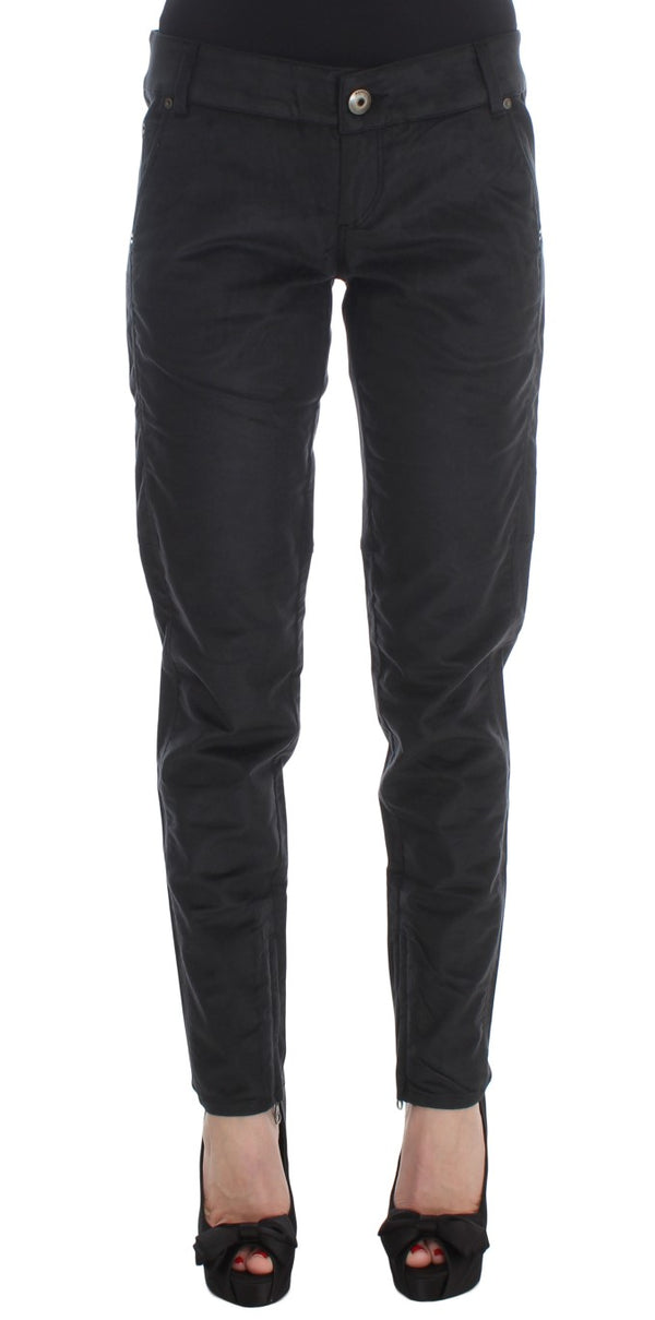 Pantaloni chic Black Black Regular Fit