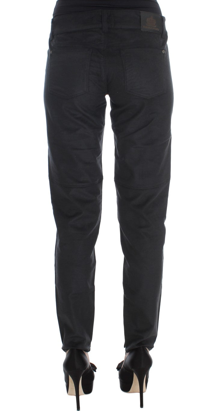 Pantaloni chic Black Black Regular Fit