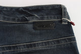 Chic Blue Slim Fit Jeans italianos