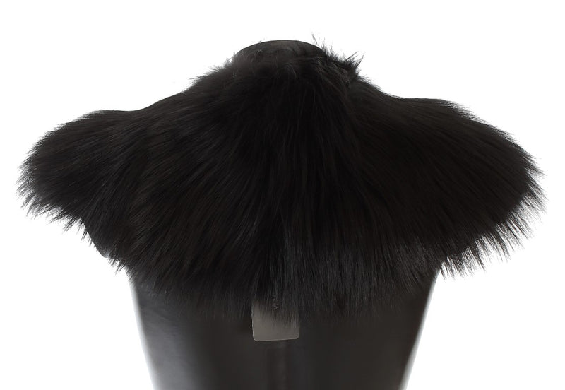 Black Fox Fur Chic Brape