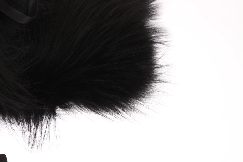 Black Fox Fur Chic Brape