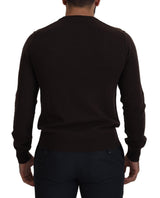 Eleganter Kaschmir -Crew -Nackenpullover