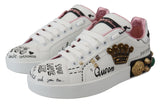 Zapatillas de cuero reina corona chic