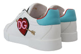 Eleganti sneaker in pelle portofino bianca