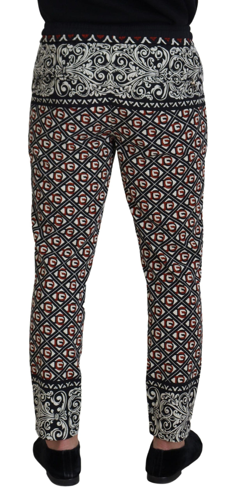 Eleganti pantaloni da jogging multicolore