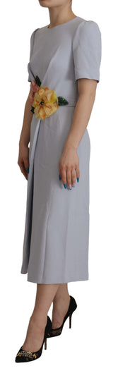 Elegantes hellblaues A-Line-Kleid