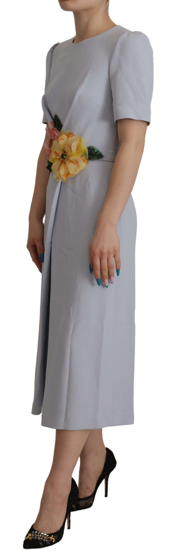 Robe élégante en ligne bleu clair