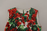 Multicolor Floral A-Line Dress