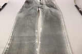 High Waist Grey Denim Elegance