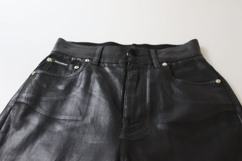 Pantalon noir maigre et maigre