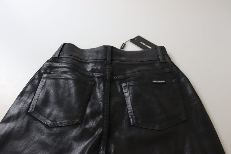 Pantalon noir maigre et maigre