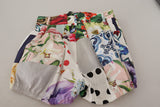 Shorts de concepteur de taille hautement patchwork