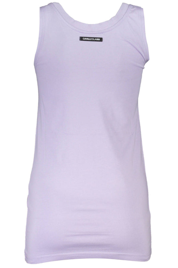 Elegant Purple Tank Top with Wide Shoulders