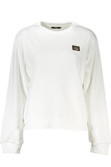 Sweat-shirt confortable brossé blanc chic