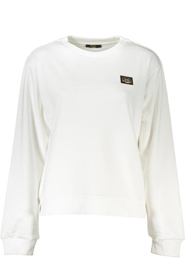 Chic White gebürstete gemütliche Sweatshirt