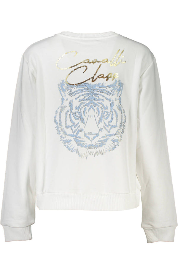 Chic White gebürstete gemütliche Sweatshirt