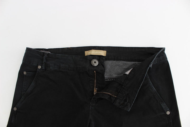 Jeans de concepteur slim noir élégant