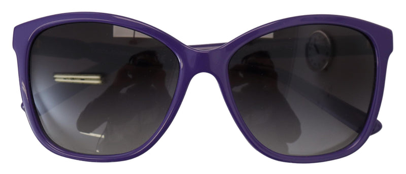 Elegante violette runde Sonnenbrille für Frauen