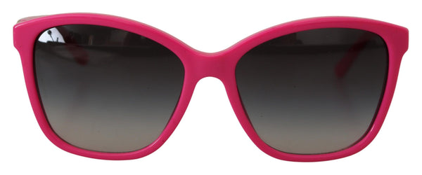 Elegante rosa runde Sonnenbrille für Frauen