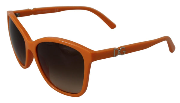 Lunettes de soleil rondes orange chic pour femmes