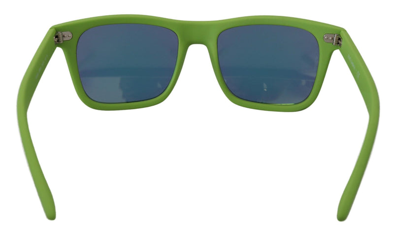 Acid Green Chic Full Rim Sonnenbrille