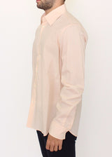 Sunset Hues Striped Cotton Shirt