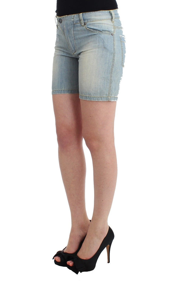 Shorts di denim blu chic - Ermanno SCRIVINO