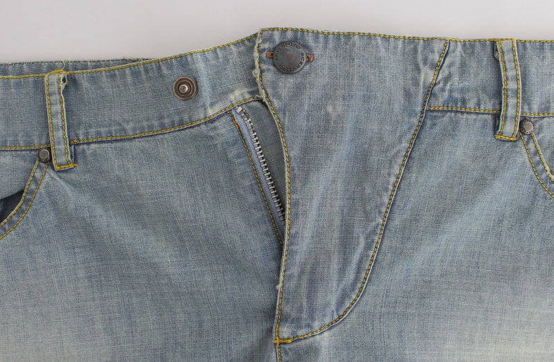 Shorts di denim blu chic - Ermanno SCRIVINO