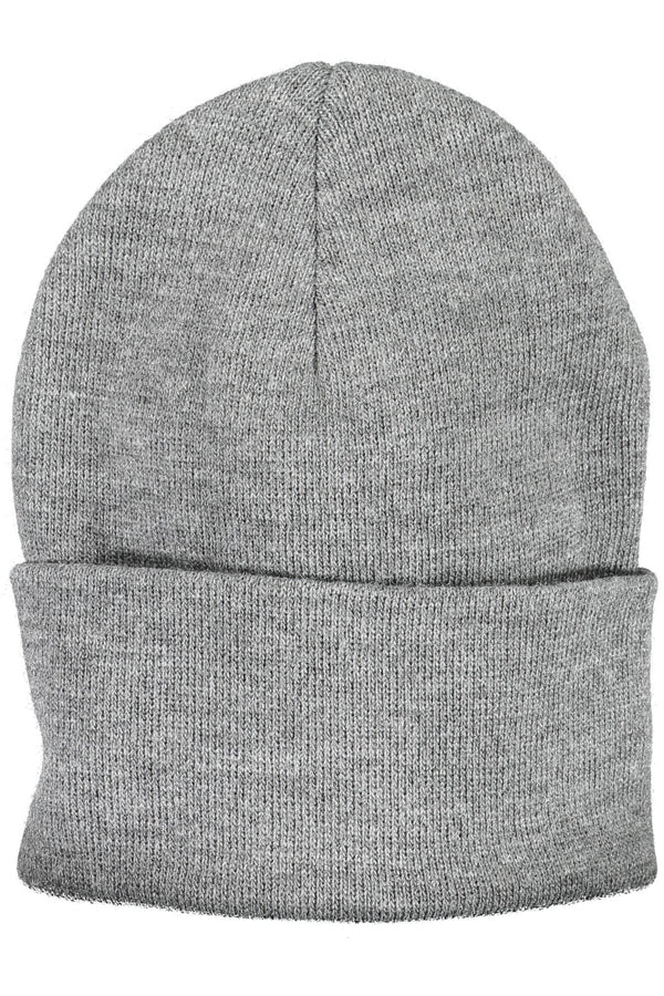 Elegante gorra de logotipo gris gris