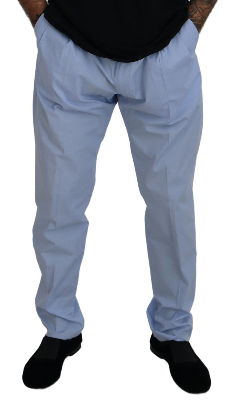 Chino slim élégant en bleu clair