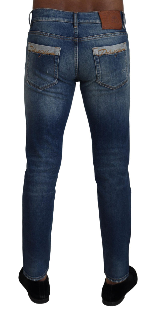 Jeans de mezclilla italiana elegante Fit Italia