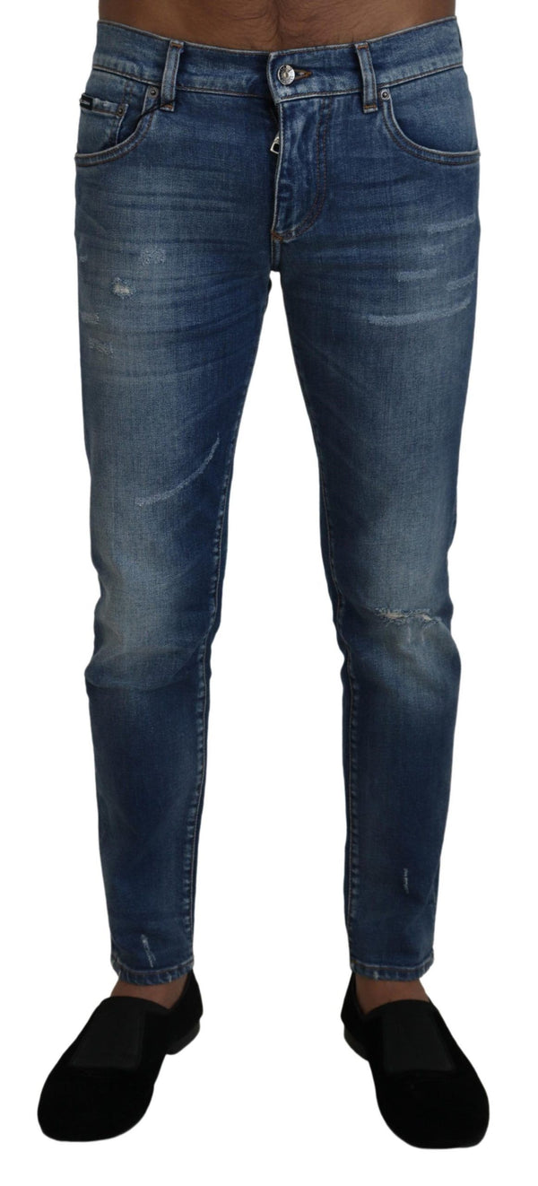 Elegante schlanke fit italienische Jeans Jeans