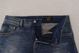 Eleganti jeans in denim italiano eleganti