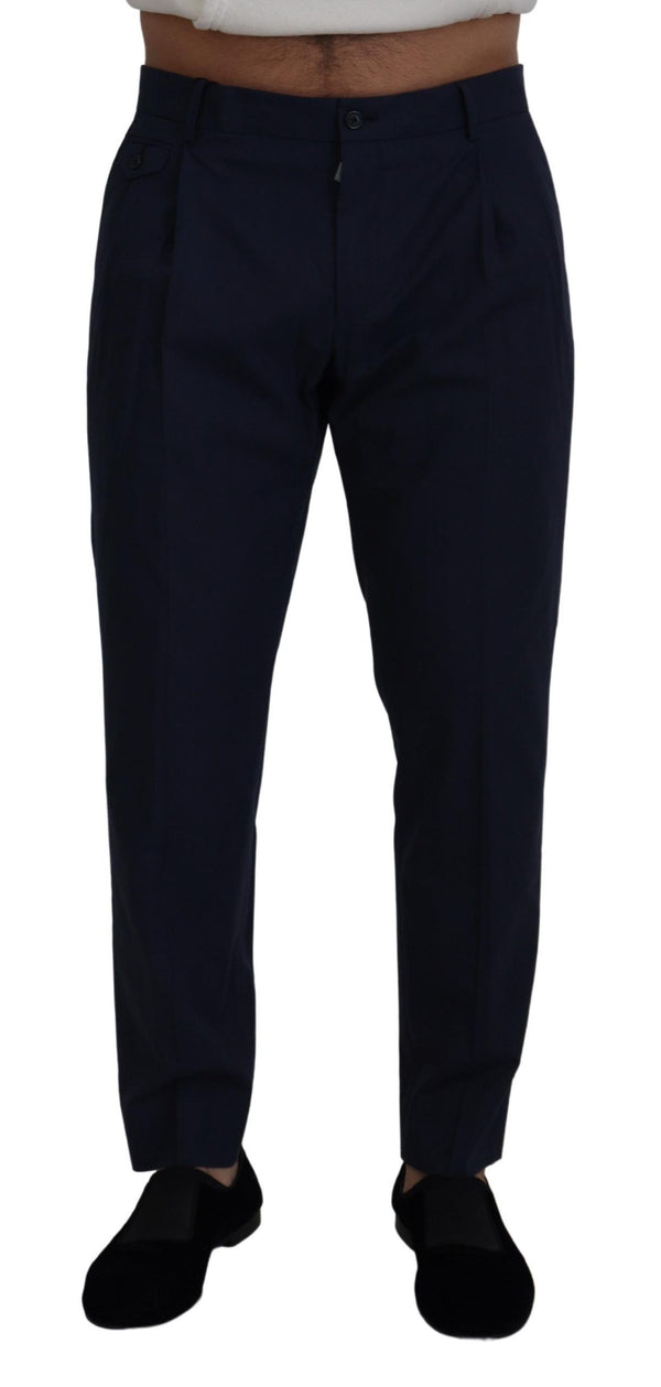 Chinos chic slim en bleu