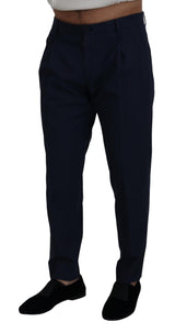 Chinos chic slim en bleu