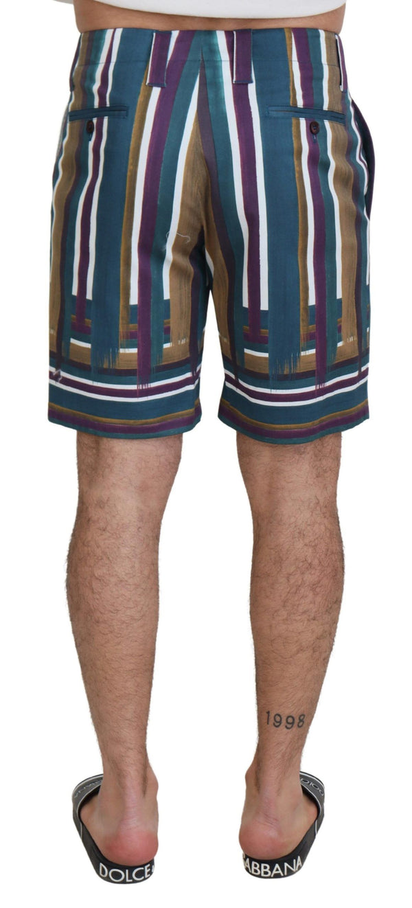 Chic Multicolor Chino Shorts - Regelmäßige Passform