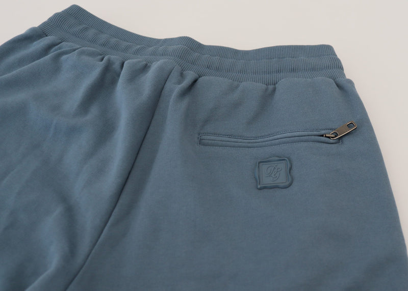 Eleganti pantaloncini blu bermuda - adattamento regolare