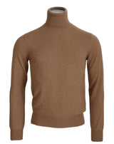 Beige cashmere dolce maglione pullover