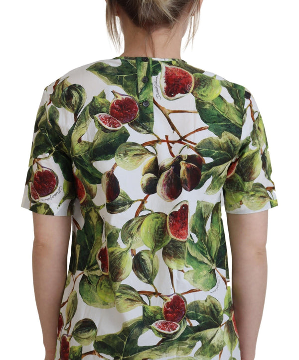 Chic multicolor Fig Imprimer Coton Top