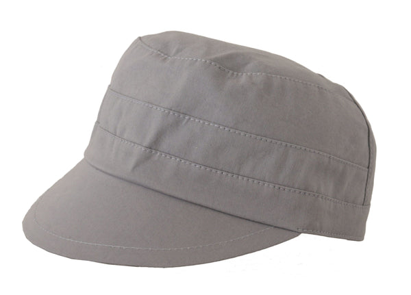 Elegant Grey Newsboy Cap - Accesorio clásico