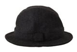 Elegante cappello grigio Trilby in lana e cashmere