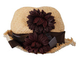 Chapeau de seau floral chic au soleil jaune