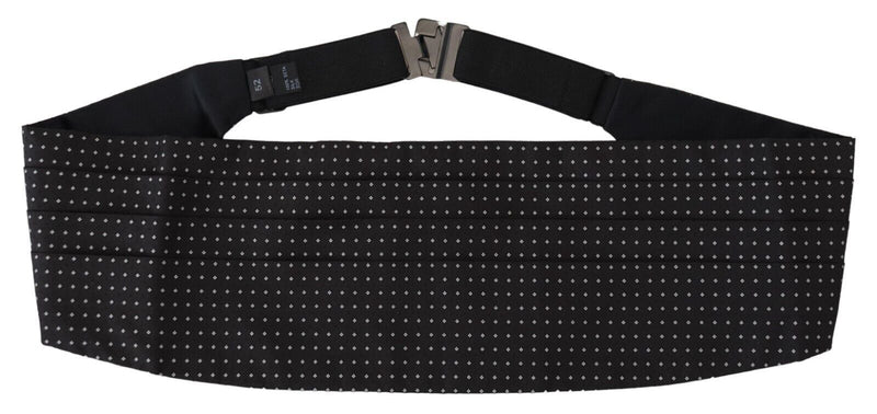 Κομψό μεταξωτό polka dot cummerbund