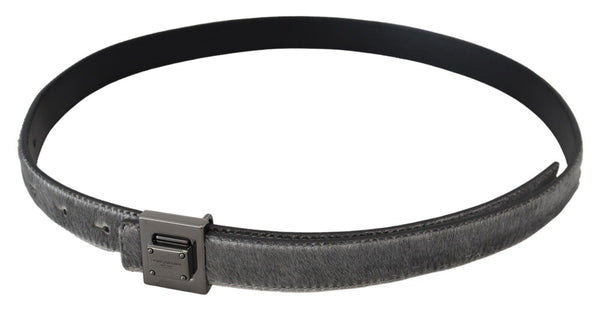 Ceinture de créateurs en cuir en argent élégant