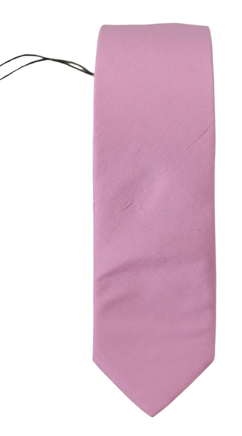 Elegant Silk Men's Tie in Pink