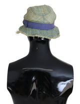 Chapeau de seau en coton multicolore chic