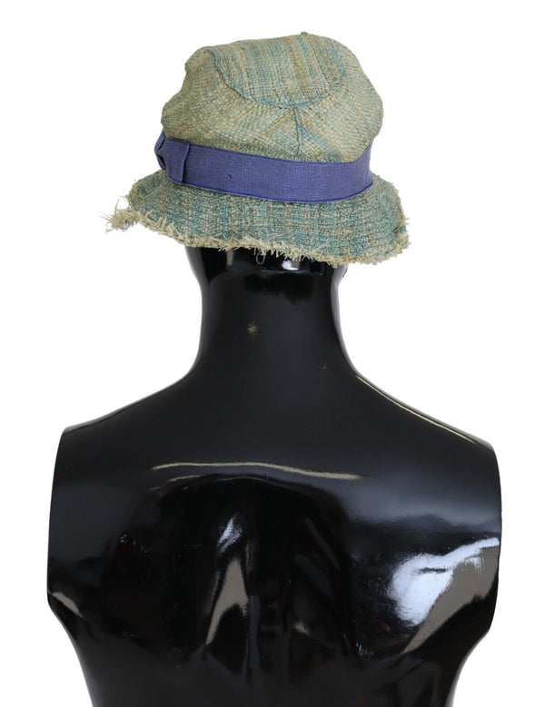 Cappello da secchio in cotone multicolore chic