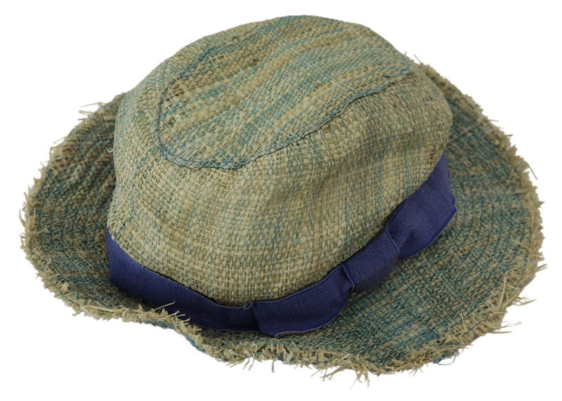 Chapeau de seau en coton multicolore chic